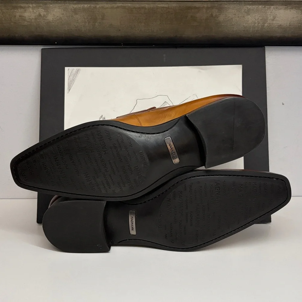 Magnanni Garner in Tabaco Men’s Loafers Size US 11 M - Picture 12 of 14